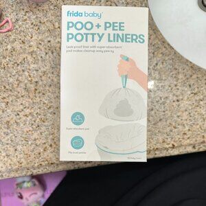 NEW. Frida Baby. Poo + Pee Potty Liners, 30 pieces